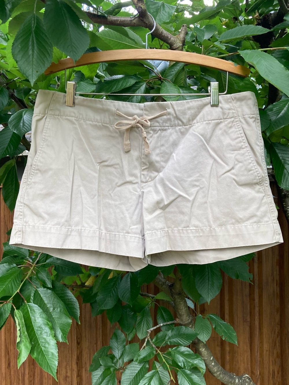 GAP Beige Drawstring Shorts